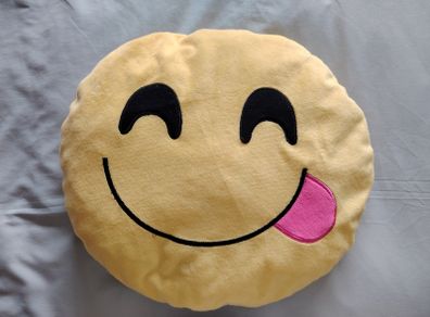 Emoji Cushion / Pink Cat Cushion