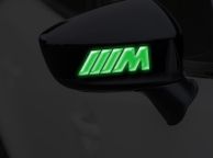 main image for ad Bmw M Sport Logo Glow In Dark Decals Stickers Graphics X2 Set For Wing Mirrors