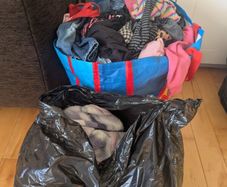 2 bags of clothes