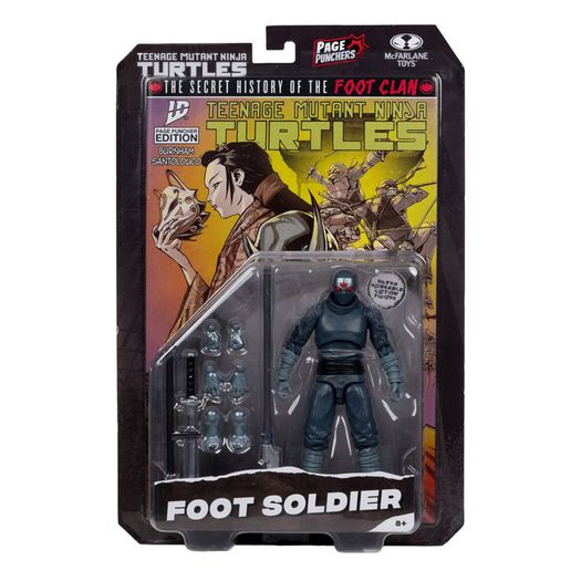 Teenage Mutant Ninja Turtles Page Punchers Foot Soldier McFarlane Toys Action Figure