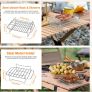 8pcs Air Fryer Accessories for Ninja Dual AF400UK & Tower T17088 & AF300UK, Dual Silicone Air Fryer Liners & Gloves, Air Fryer Rack & Food Tong & Paper Lining Compatible with Oven, Microwave Image 6