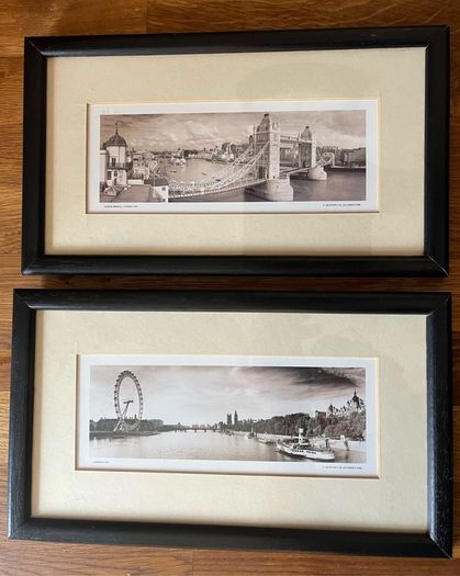 Pair of Framed London Photographs