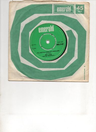 Big Tom And The Mainliners The Sunset Years Of Life 1970 Irish Pressing 45