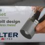 Salter Glass Mill Set Grey Salt Pepper Filled Image 4