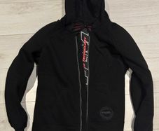 FLM Armored Motorcycle Hoodie Size M Riding Jacket with Protection