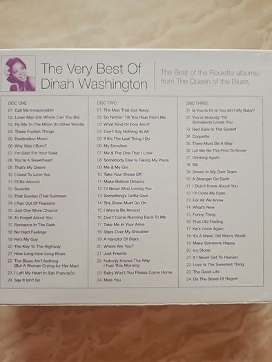 Dinah Washington 3CD Boxset  - The Very Best Of