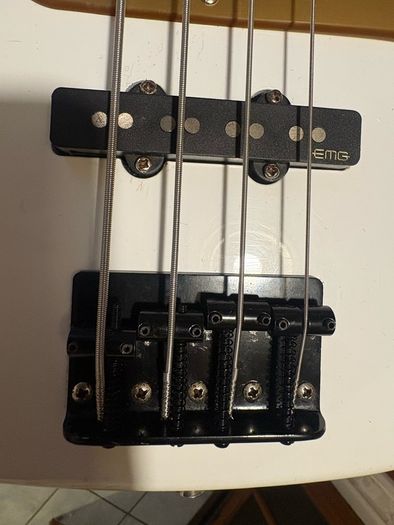 Squier Precision Jazz (PJ) Bass Upgraded EMG Pickups