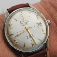 Vintage Atlantic Worldmaster Swiss men's Watch