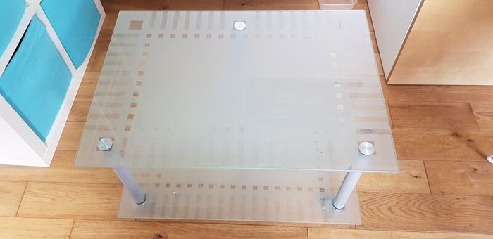 tv table / side table with 3 rollers