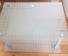 tv table / side table with 3 rollers