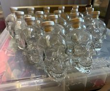 20 Crystal Head Vodka Bottles (empty)