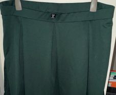 Shein Frenchy Dark Green Pleated A-Line Skirt