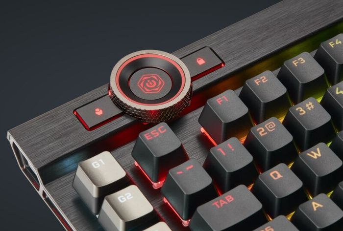 K100 RGB Optical-Mechanical Gaming Keyboard - CORSAIR OPX Switch - Black, PBT Double-Shot Keycaps - Elgato Stream Deck Integration