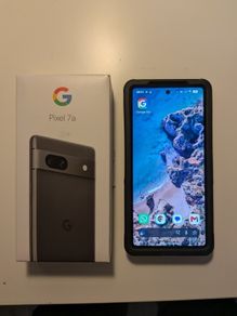 Google Pixel 7a with Otterbox Commuter Case