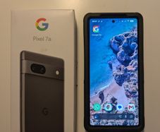 Google Pixel 7a with Otterbox Commuter Case