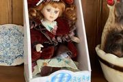 Vintage Porcelain Doll in Original Packaging