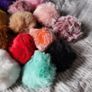 Fluffy pom poms for beanie hat etc. Pom pom for crafting Image 5