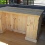 Rustic kitchen island with pillars Image 3