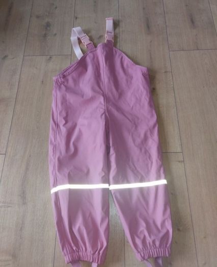 Brand New Lulipa Waterproof, Wind Proof Outdoor Dunagrees Fleece Lined Adjustable Straps With Reflective Strips Mud Jumpsuit - Size - 3-4 Years