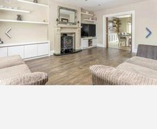 Marble fireplace & Stanley Stove for Sale