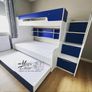 Triple Bunk Beds with Stairs Image 6