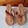 Ugg natassia wedge sandles Size 4 eu 37 tan in new condition Image 3