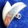 Vintage Sterling Silver Mounted Sharks Tooth Pendant Image 7