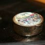 Antique Pill Box 1,4" diameter Image 6