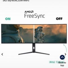 ElectriQ 49" Inch Ultrawide monitor 1440P, 144hz