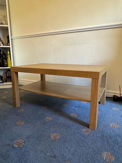 Ikea oak effect coffee table
