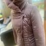 Lilac Ladies Puffa Coat Image 4