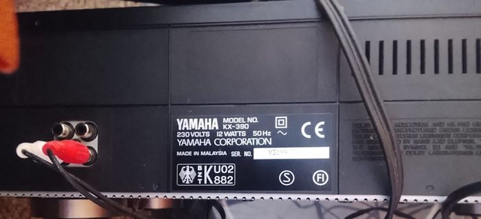 Yamaha tape deck hifi  separates
