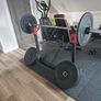 gym equipment. Weight Bench adjustable  bar and weights Image 2
