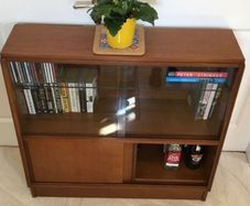 Mid Century Vintage Retro G Plan Glazed Bookcase