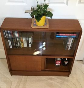 Mid Century Vintage Retro G Plan Glazed Bookcase