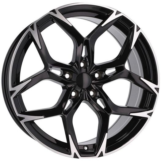 18" LEON Type black Alloys Seat Audi Skoda Vw 5x112