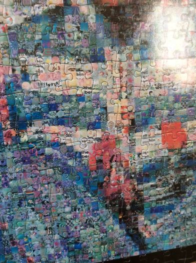 The Beatles. Professionally Framed 1000 Piece Mosaic Jigsaw Puzzler Of The Fab Four.