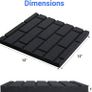 NEW SALE | Sound Proofing Panels, Brick Shaped Soundproofing Foam Panels, 12 Pack Image 2