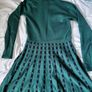 Jumper dress dark green M turtle neck Image 6