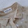 Saint Laurent Beige Polka dot  Silk Shirt M rrp850 Image 3