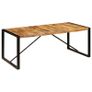 Dining Table 200x100x75 cm Solid Mango Wood Image 9