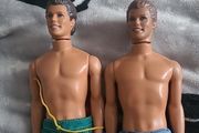 2 ken dolls . 1968 bodies and 1999/1991 heads