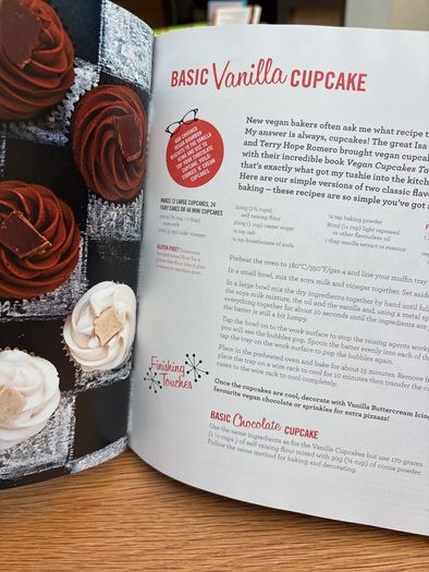 ms Cupcake vegan Cookery book