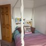 IKEA Small double 4 post bed Image 3