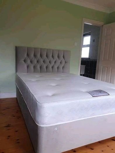 New Stylish single ,Double 4ft, 4ft6, King 5ft And 6ft Superking Sizes Divan Beds Instock. Drawers And Optional Tufted Mattresses Available. Free Delivery