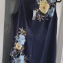HOBBS Moira Navy & Yellow Dress Sz 16 UK - Bnwt Rrp 190 Image 5
