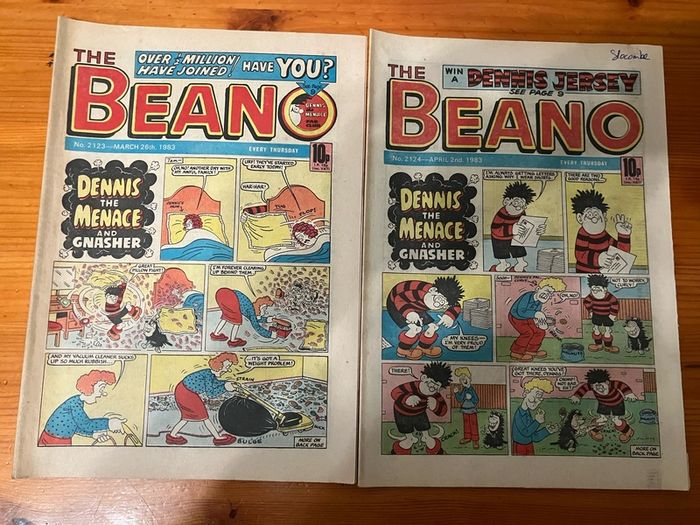 Comics: 'The Beano' 1983 (38 numbers)