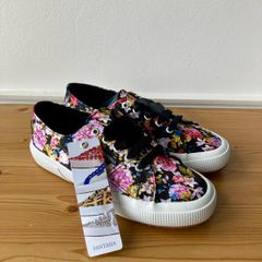 Superga satin trainers, uk 5, new in box