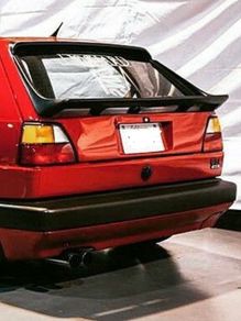 Original Zender mk2 vw golf rear spoiler
