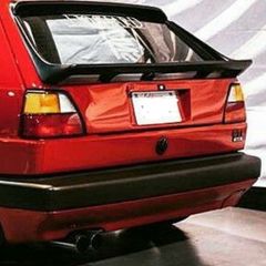 Original Zender mk2 vw golf rear spoiler
